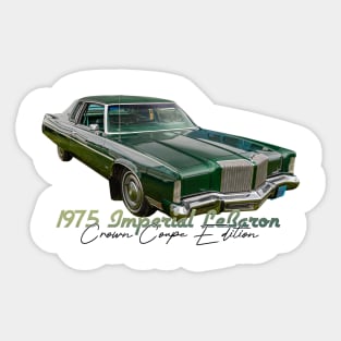 1975 Imperial LeBaron Crown Coupe Edition Sticker